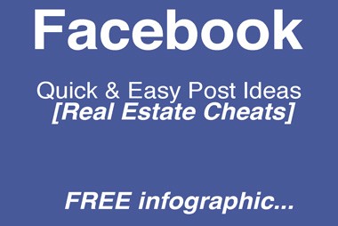 Need 10+ post ideas for Facebook as a Realtor? Print out this Free Infographic to help.
