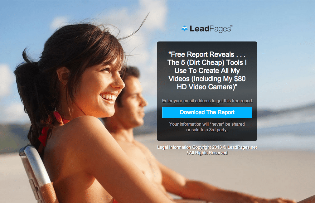 steal leads by setting up landing pages from trulia
