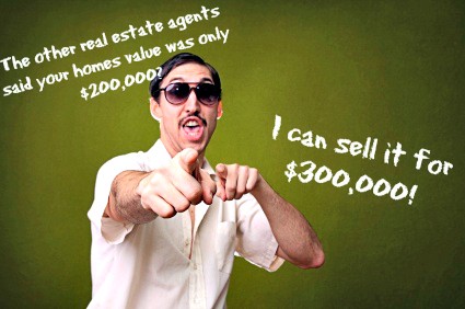 Pricing-the-home-with-the-real-estate-agent-who-offers-to-list-the-home-for-the-highest-price
