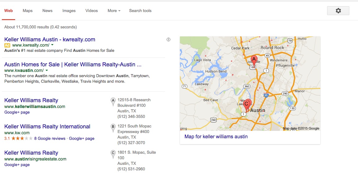 google places for real estate agents getting ranked and doing seo