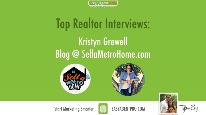 top realtor interview about blogging
