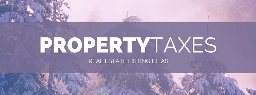 property taxes for real estate listings