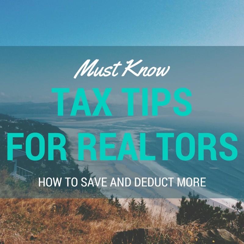 REALTOR TAX DEDUCTIONS AND TIPS