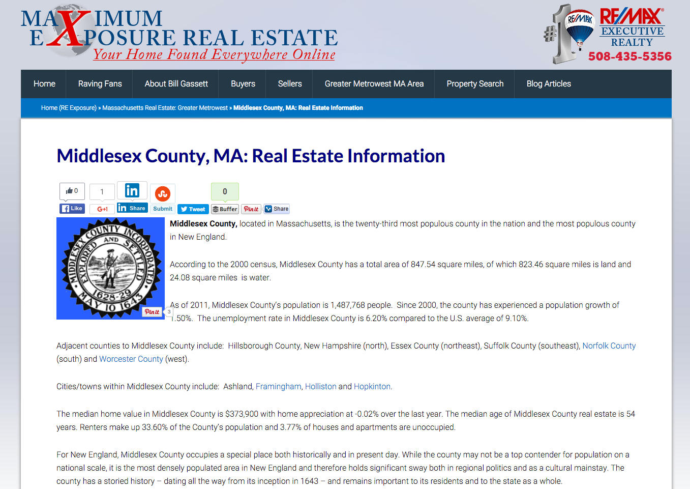 Found Here Middlesex County Real Estate