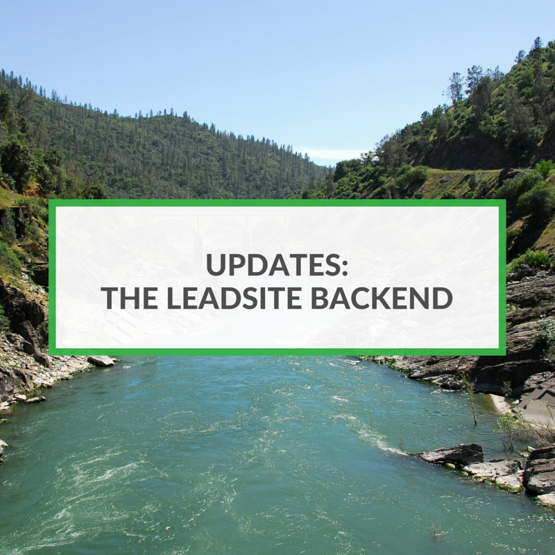 Updated Backend With LeadSites App Editing And Better Lead Emails