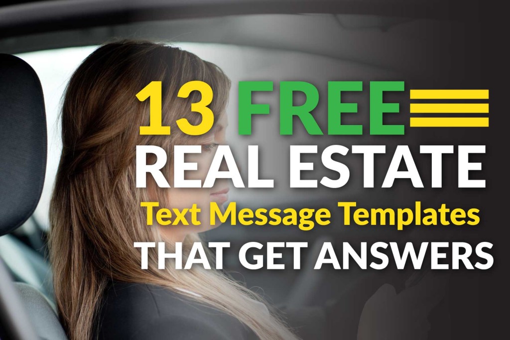 13 Free Real Estate Text Message Templates That Get You Answers Easy