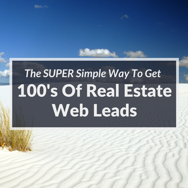 real estate web leads
