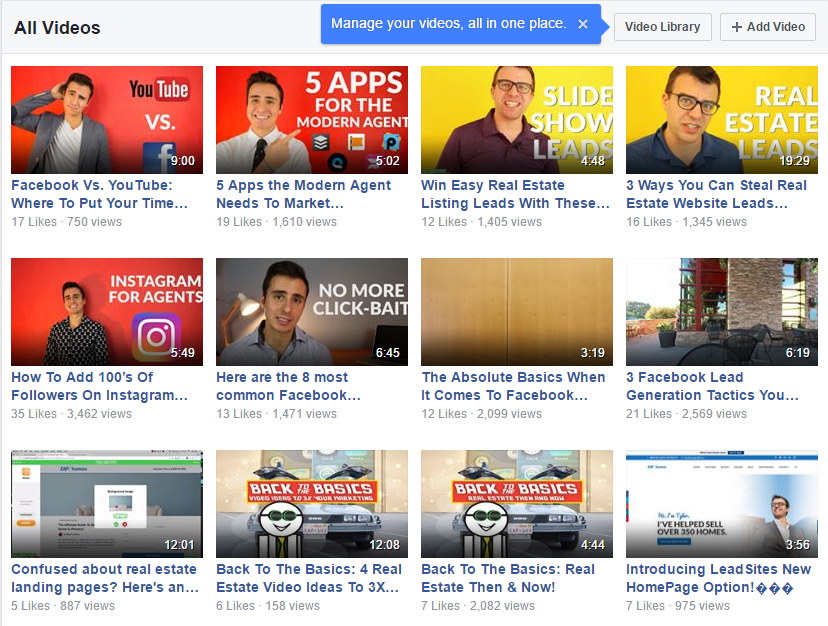 FB Video Library