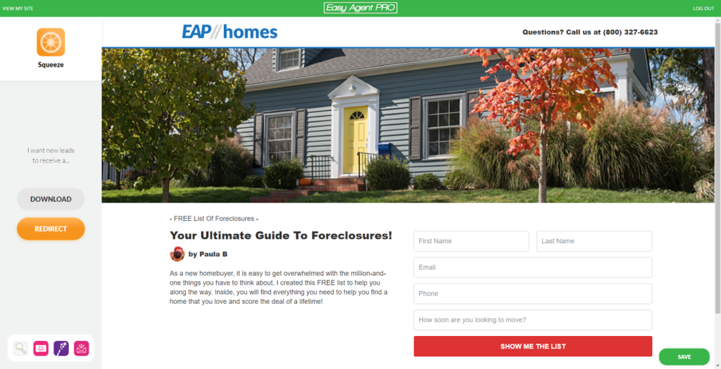 foreclosure page