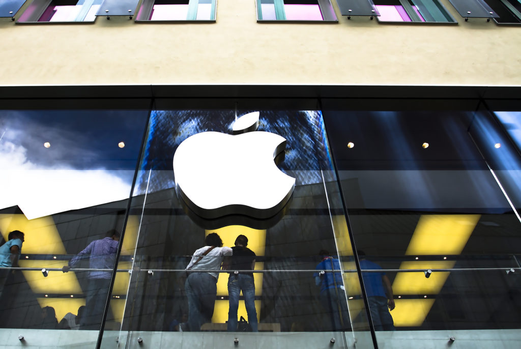 Munich Germany Aug.11 2011. Apple store in Munich