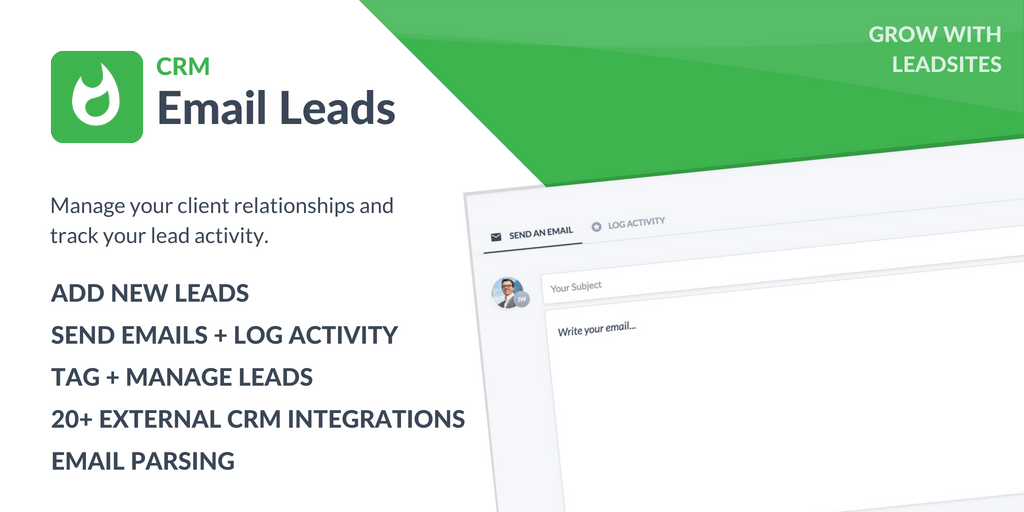 LeadSites by Easy Agent PRO - Contact leads with built-in CRM