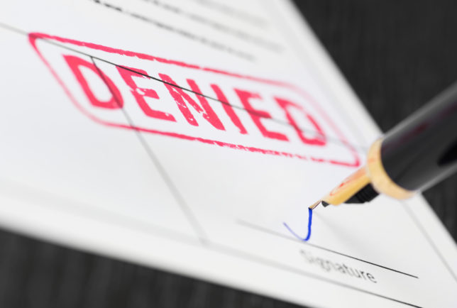 Real Estate Mistakes - Loan Denied