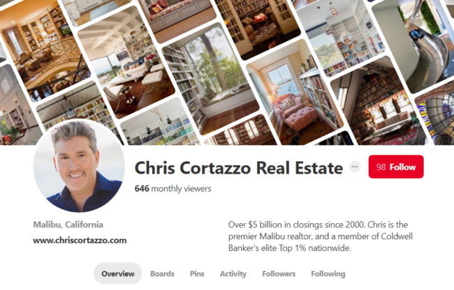 Real estate Pinterest boards - Chris Cortazzo