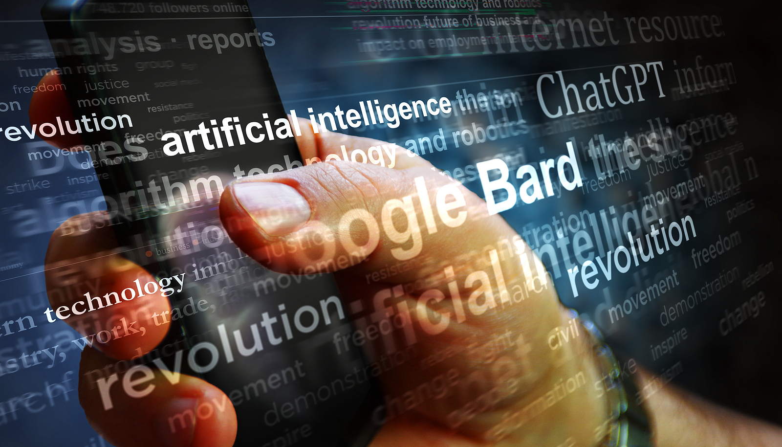 Chatgpt Bard Artificial Intelligence Ai Technology 3D Illustrati