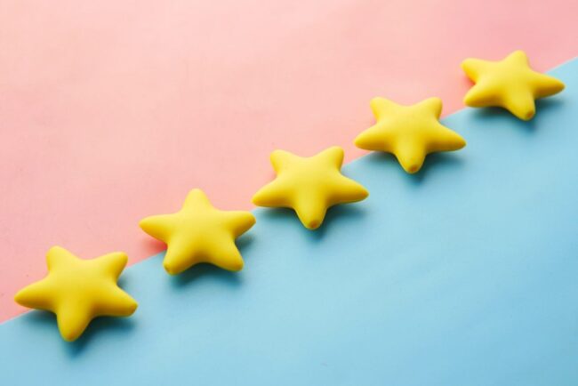 5 star review for real estate agent